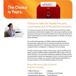 Election Services | American Arbitration Association