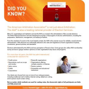 Did You Know | American Arbitration Association