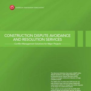 Construction_Dispute_Avoidance_Resolution_Services | American Arbitration Association