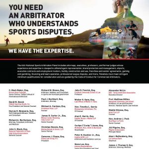 Sport DisputeCase Study Construction | American Arbitration Association